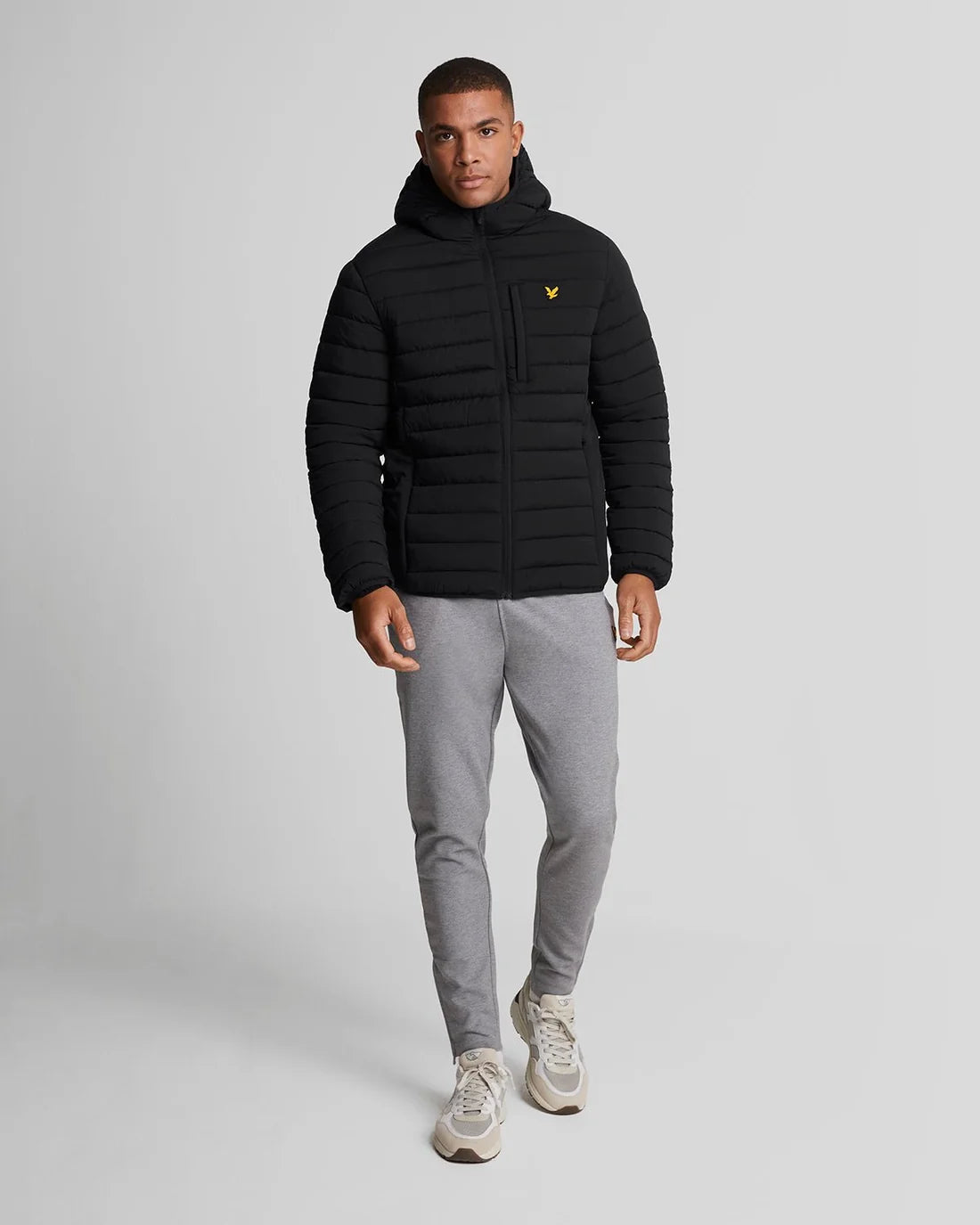 Lyle & Scott Sports Water Resistant Puffer Jacket Jet Black