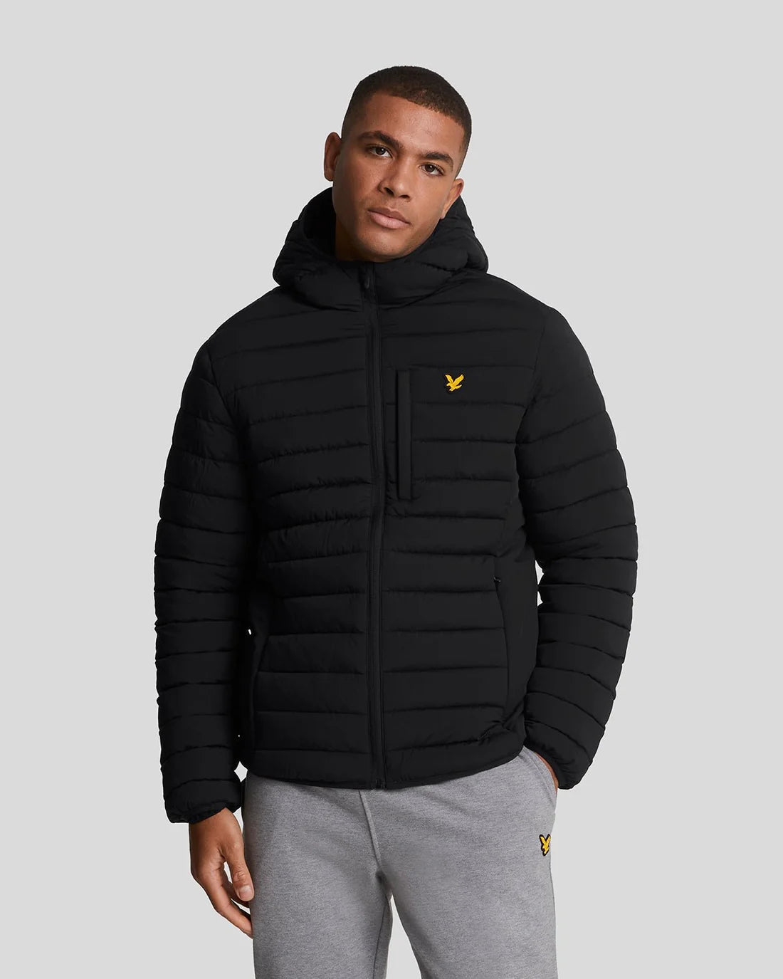 Lyle & Scott Sports Water Resistant Puffer Jacket Jet Black