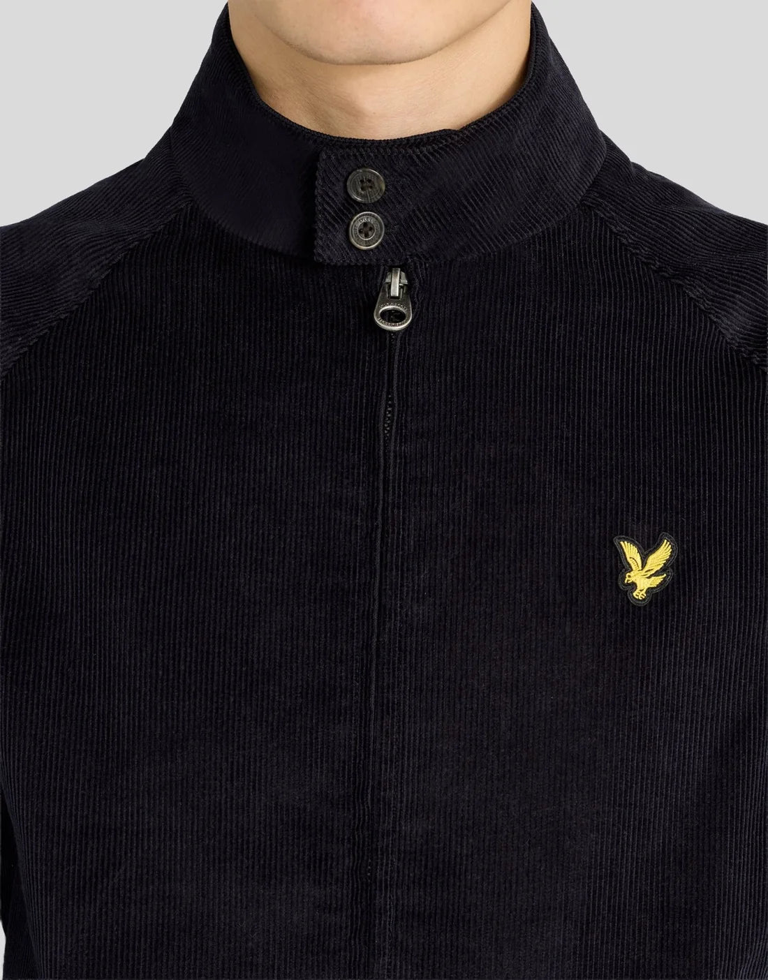 Lyle & Scott Corduroy Harrington Jacket Dark Navy