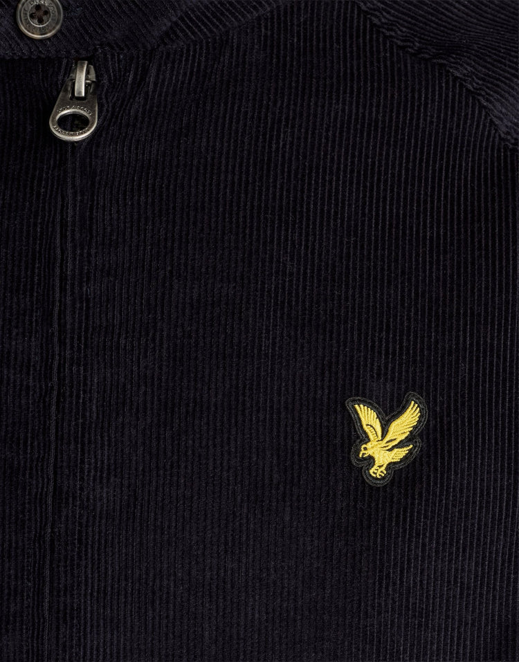 Lyle & Scott Corduroy Harrington Jacket Dark Navy