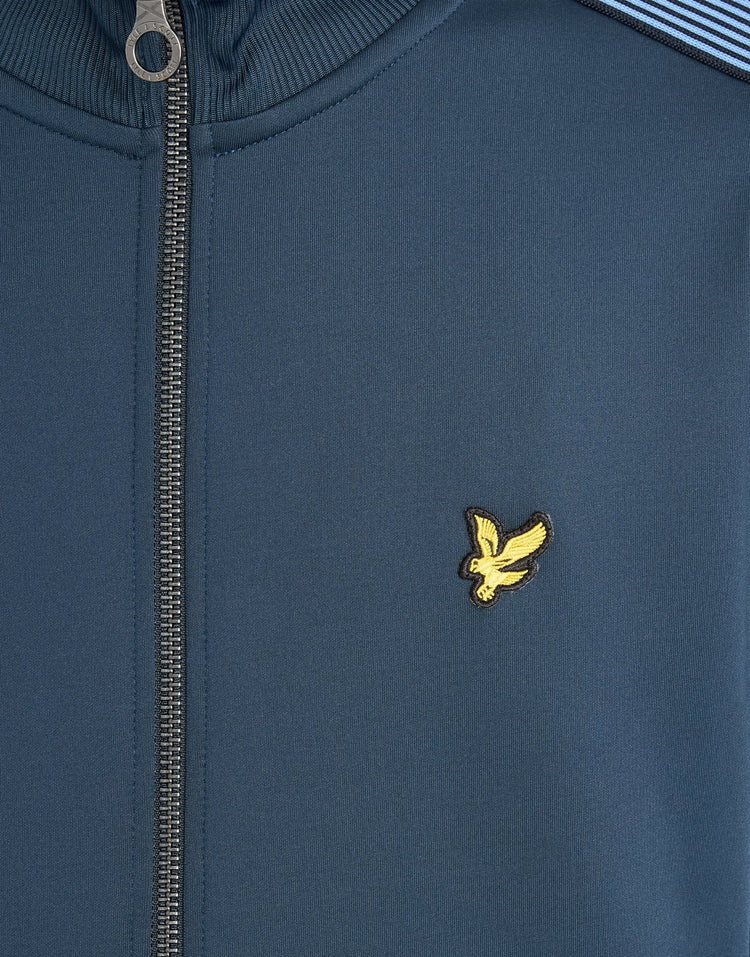 Lyle & Scott Sports Striped Taped Track Jacket Dark Navy