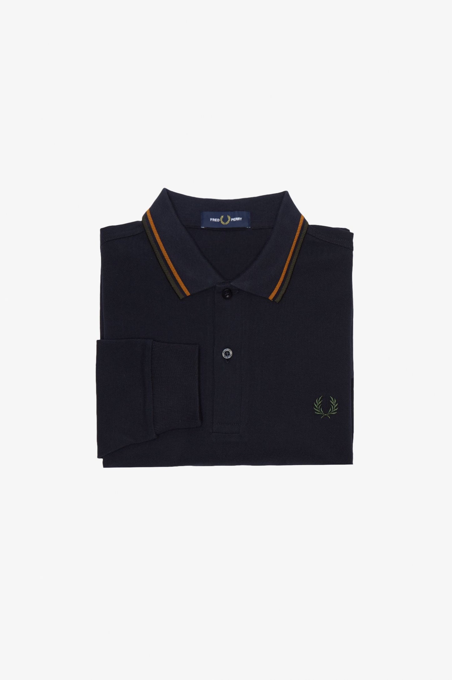 The Fred Perry Shirt Navy / Nut Flake / Nightgreen