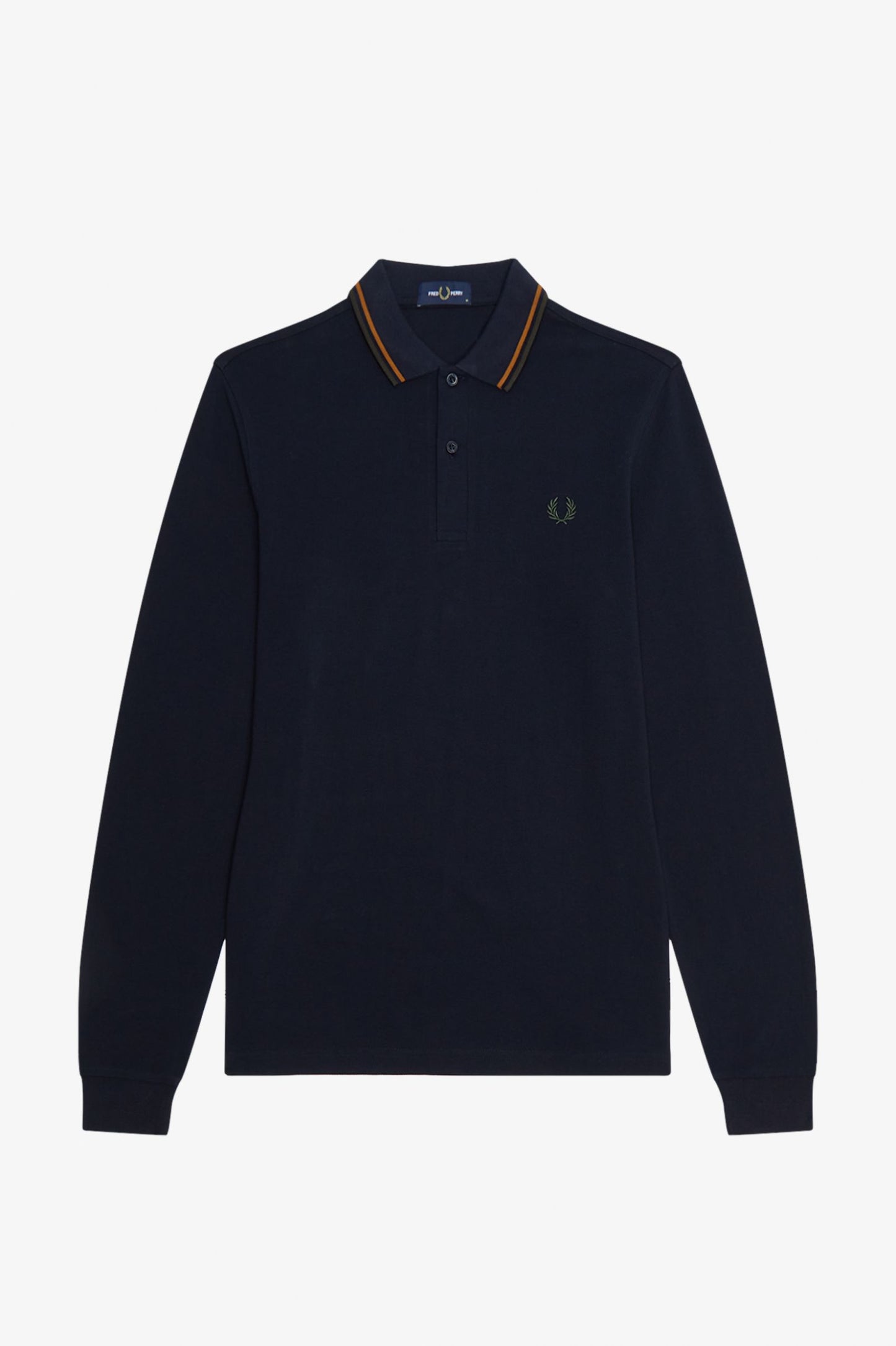 The Fred Perry Shirt Navy / Nut Flake / Nightgreen