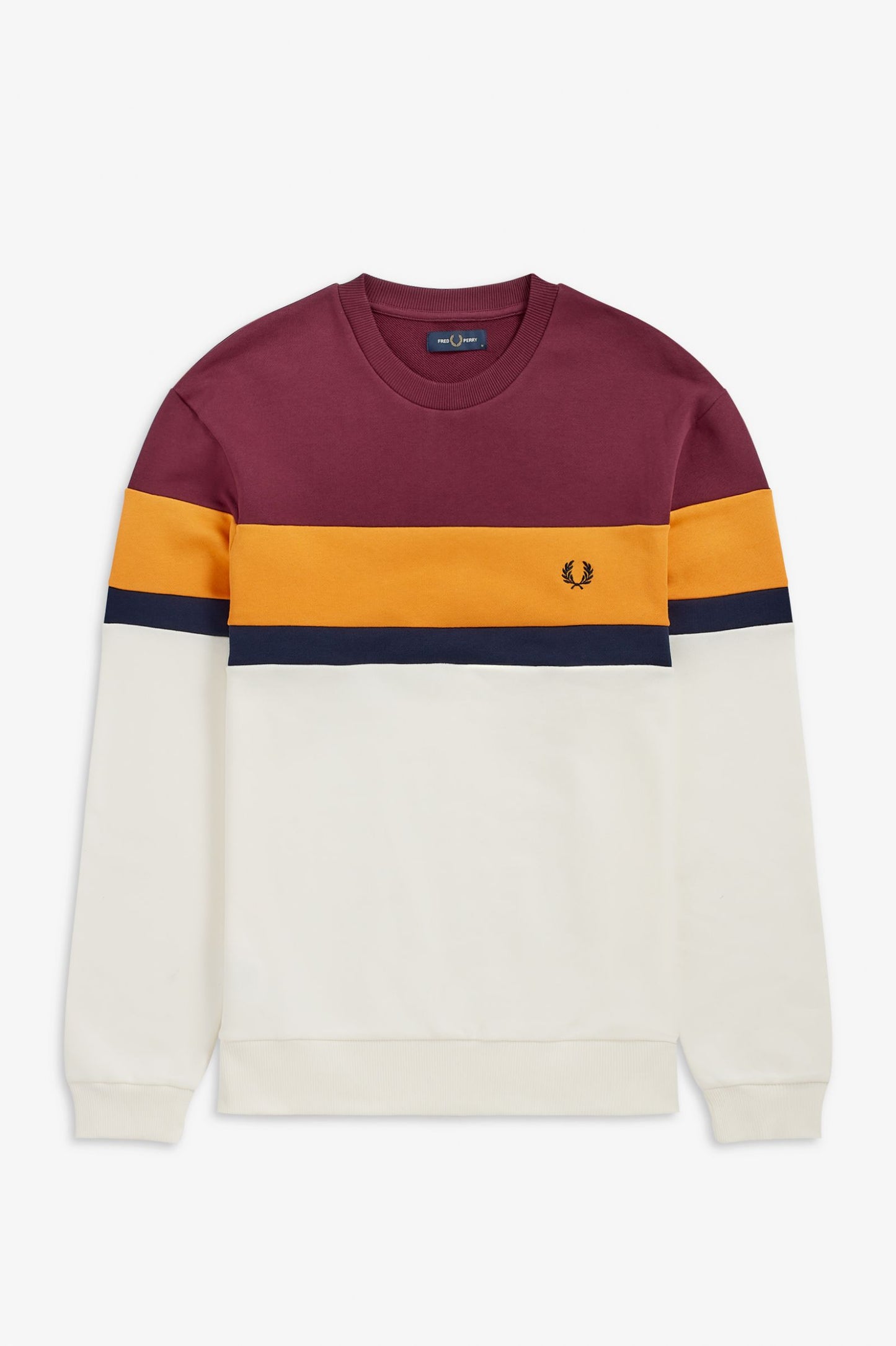 Fred Perry Colourblock Sweatshirt Mahony