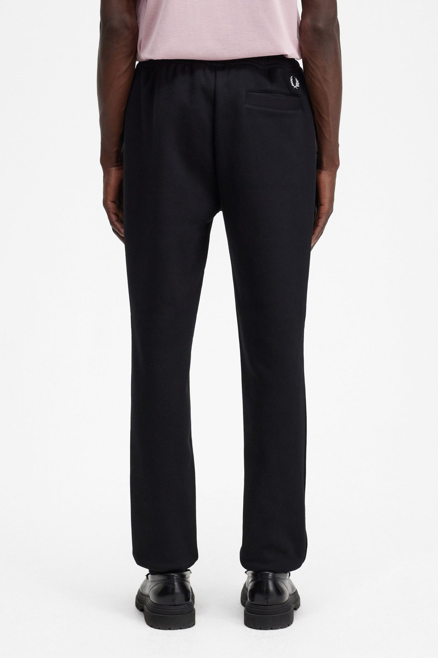 Fred Perry Embroidered Sweat Pants Black