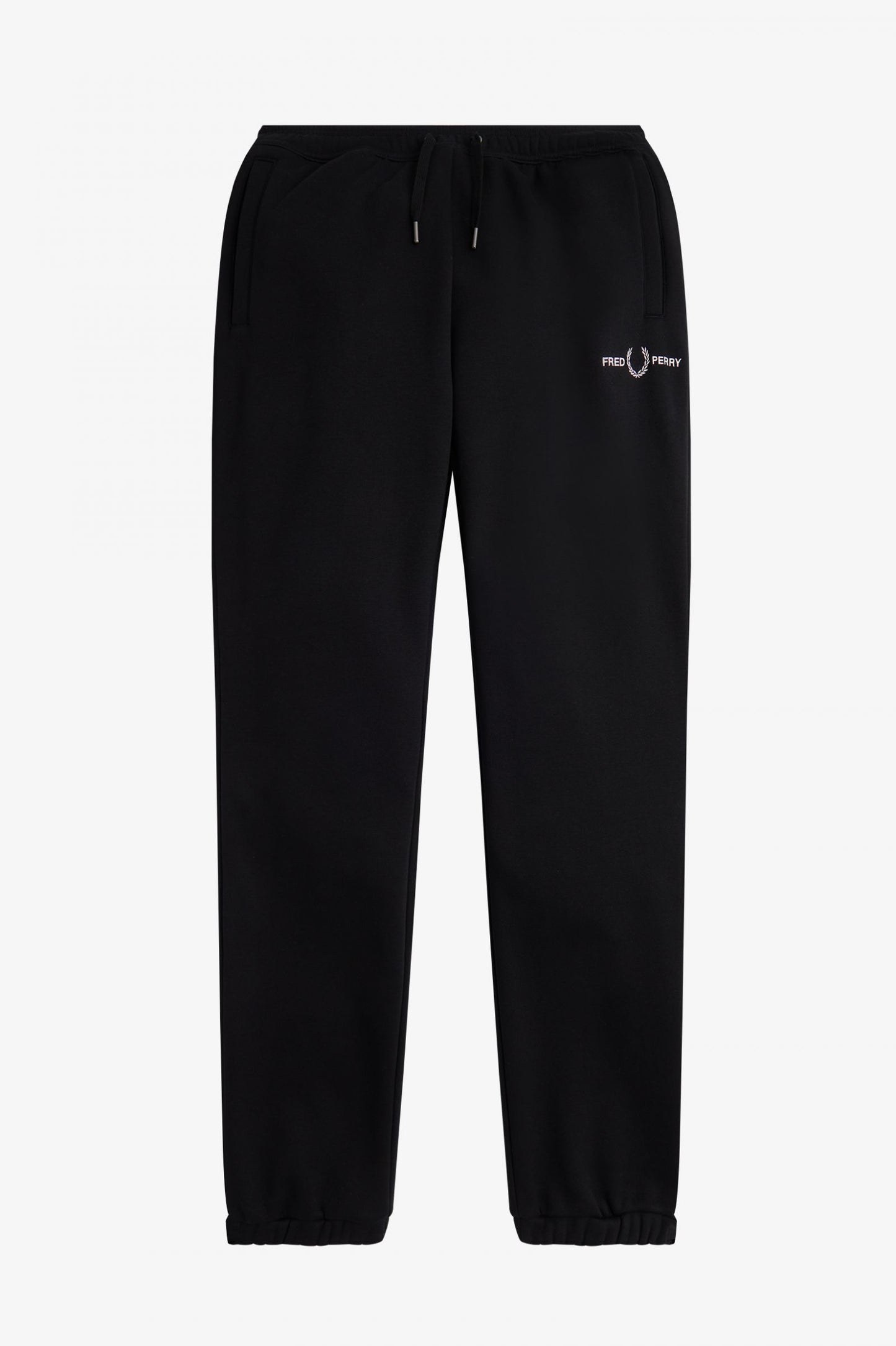Fred Perry Embroidered Sweat Pants Black